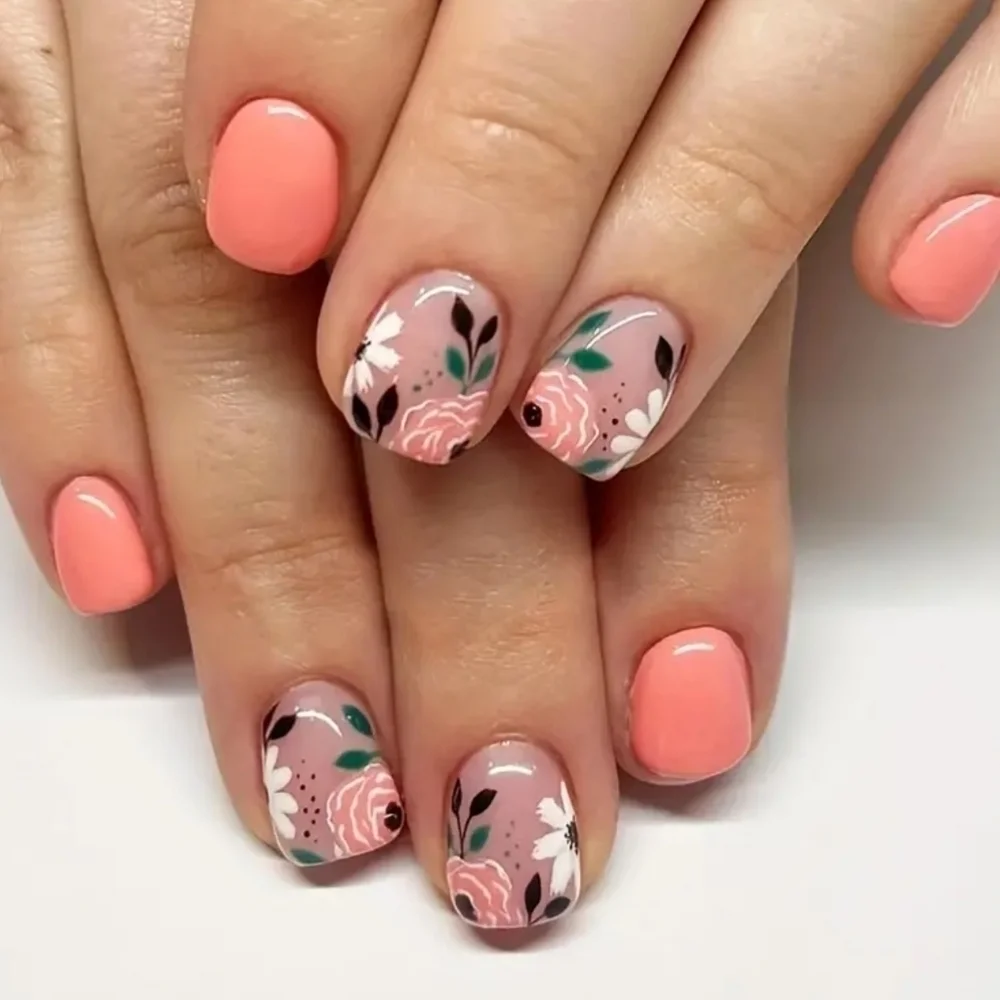 24 Pieces Fake Press On Nails